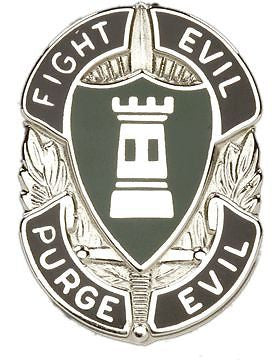 Allied Forces Center Northern Europe Unit Crest (Fight Evil Purge Evil)