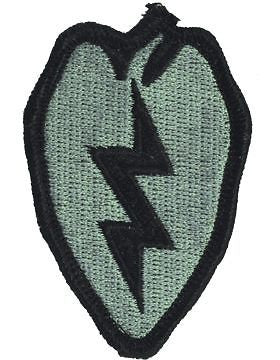 0025 Infantry Division ACU Patch with Fastener (PV-0025A)