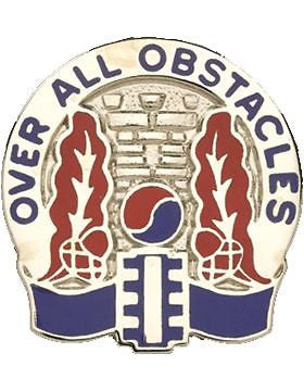 0565 Engineer Bn Unit Crest (Over All Obstacles)