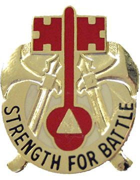 0373 Supply & Services Bn Unit Crest (Strength For Battle)