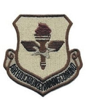 USAF Patch (AF-P04B) Air Education and Training Command Full Color with Fastener
