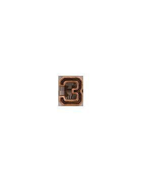 Ribbon Device (R-D125) 3/16 Bronze Number Three