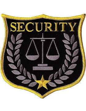 Novelty (U-N400) Security Patch with Scale Of Justice Shield