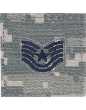 AF-SV-205 Tech Sergeant ACU Digital Blue Thread with Fastener