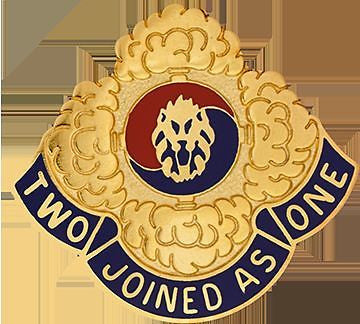 0023 Chemical Bn Unit Crest (Two Joined As One)