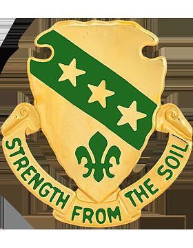 North Dakota State HQ ARNG Unit Crest (Strength From The Soil)
