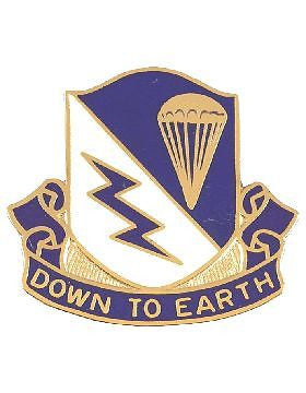 0507 Infantry Unit Crest (Down To Earth)