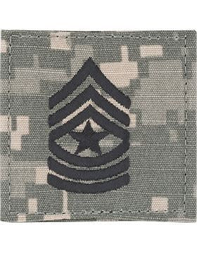ACU Rank (SV-110) Sergeant Major E-9 with Fastener (SV-110)