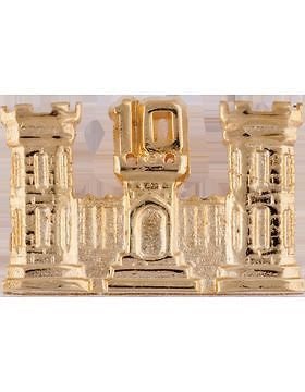 No-Shine (NS-OR-ENG-0010) 10th Engineer Officer  10 (Top) (Pair)