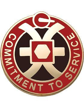 0646 Support Group Unit Crest (Commitment To Service)