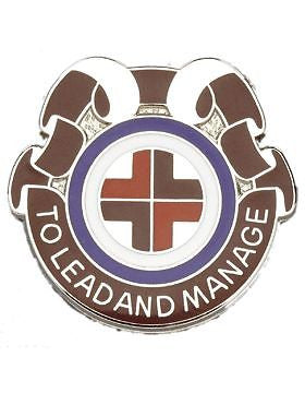 0330 Medical Bde Unit Crest (To Lead And Manage)