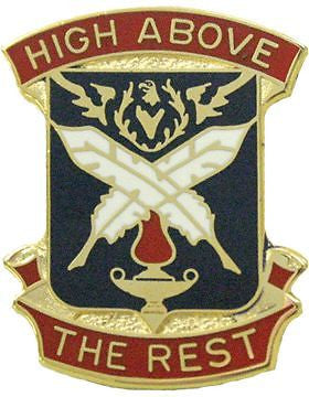0004 Adjutant General Bn Unit Crest (High Above The Rest)