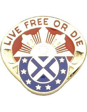 0197 Field Artillery Bde Unit Crest (Live Free Or Die)