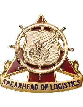 Regimental Crest (D-R114) Transportation (Spearhead of Logistics)