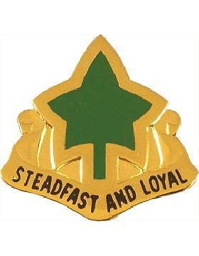 0004 Infantry Division Unit Crest (Steadfast And Loyal)