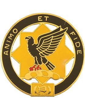 0001 Cavalry Unit Crest (Animo Et Fide)