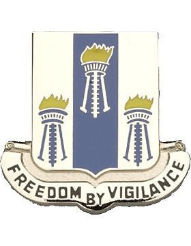0502 Military Intelligence Bn Unit Crest (Freedom by Vigilance)