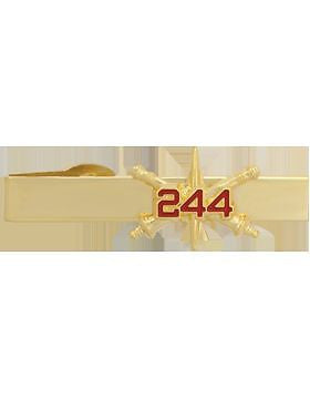 No-Shine (NS-TB-RO-ADA-244) 244th Air Defense Artillery BOS Officer Tie Bar