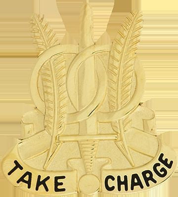 0097 Military Police Bn Unit Crest (Take Charge)