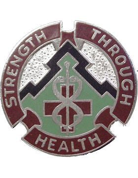 0008 Medical Bde Unit Crest (Strength Through Health)