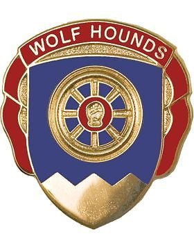0246 Transportation Bn Unit Crest (Wolf Hounds)