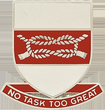 97 Engineer Bn Unit Crest (No Task Too Great)