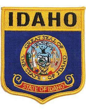 Idaho 3 3/4" Shield (N-SS-ID1) with Gold Border