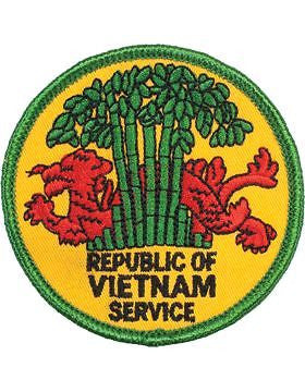 N-206 Republic Of Vietnam Service Round Patch 3"