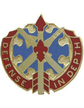 0018 Air Defense Artillery Group Unit Crest (Defense In Depth)