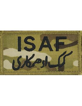 PMV-ISAF-1 Internal Stabal Afghan Force Scorpion Bagby Border 2.125" x 3.25"