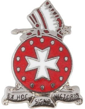 No-Shine (NS-T-C-0014A) 14th Field Artillery Crest  Tie Tac