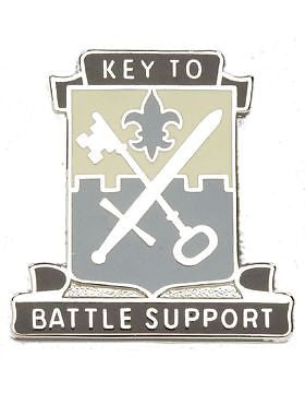 0429 Quartermaster Bn Unit Crest (Key To Battle Support)