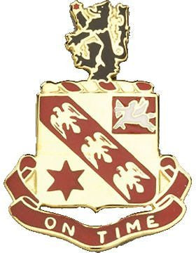 0011 Field Artillery Unit Crest (On Time)
