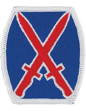 0010 Infantry (Mtn) Division Full Color Patch (P-0010A-F)
