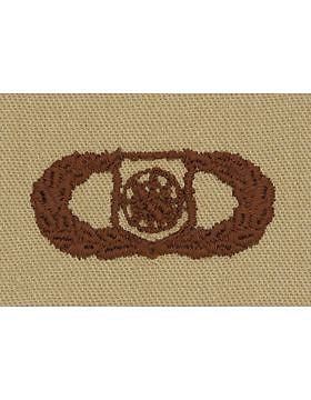 AF-SD335 Basic Weapons Controller USAF Sew-On Desert