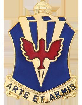 No-Shine (NS-T-C-0202A) 202nd Air Defense Artillery Crest Tie Tac