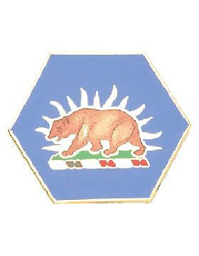 California State Area Command HQ ARNG Unit Crest (No Motto)