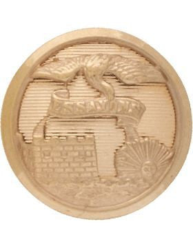 No-Shine Rank (NS-457) Engineer Cap Button (Pair)