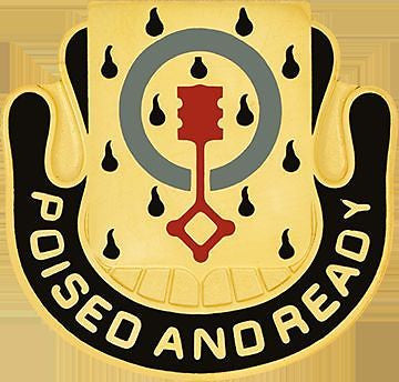 418 Quartermaster Bn Unit Crest (Poised And Ready)