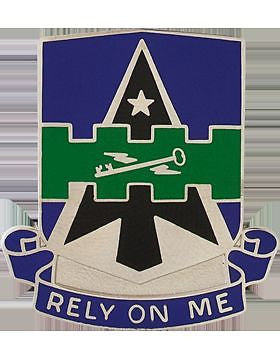 0005 Bde 1 Armored DIv Special Troop Bn Unit Crest (Rely On Me)