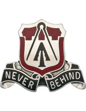 1088 Engineer Bn Unit Crest (Never Behind)