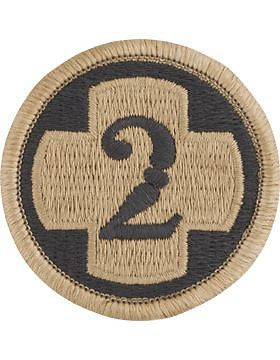 0002 Medical Bde with Tab Scorpion Patch with Fastener (PMV-0002I)