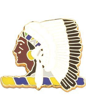 Oklahoma State HQ ARNG (Left) Unit Crest (No Motto)