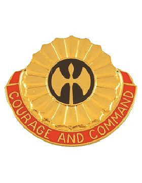 0212 Fires Brigade Unit Crest (Courage And Command) Former 212 Field Artillery