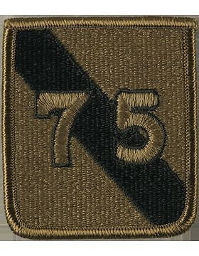 75 Infantry Division Subdued Patch