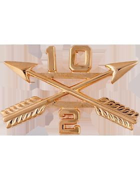 No-Shine (NS-OR-SF-0010)  2-10 Special Forces Officer 10 (Top) 2 (Btm) (Pair)