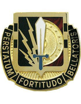 0002 Bde 1 Cav Special Troops Bn Unit Crest (Perstatum Fortitudo Bellato