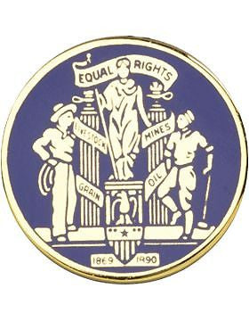 Wyoming State HQ ARNG Unit Crest (Equal Rights)