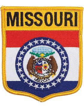 Missouri 3 3/4" Shield (N-SS-MO1) with Gold Border