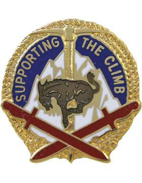 0010 Sustainment Bde Unit Crest (Supporting The Climb)